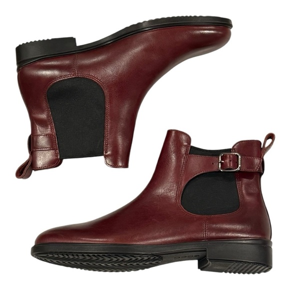 ECCO Women’s Leather Chelsea Ankle Boots Size 9-9.5 - Picture 7 of 11
